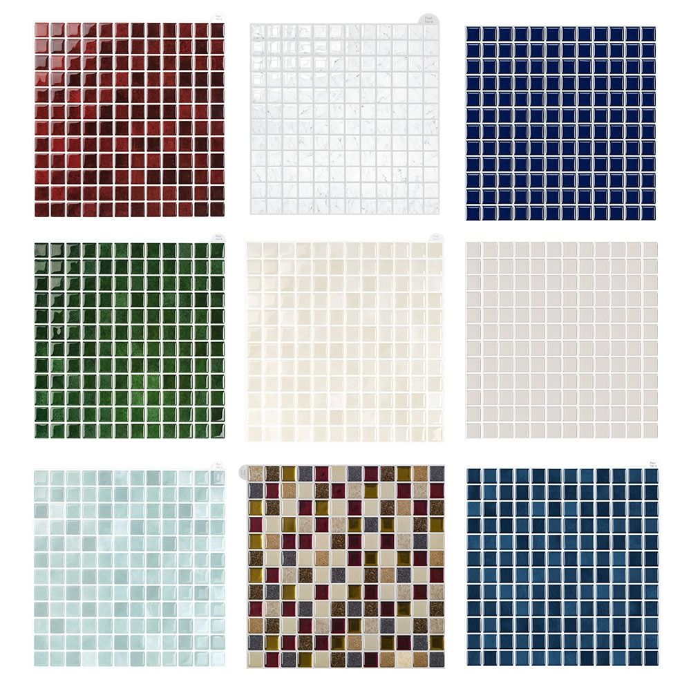 Commercial Kitchen Wall Panels - Samoprzylepne naklejki na ścianę imitujące płytki