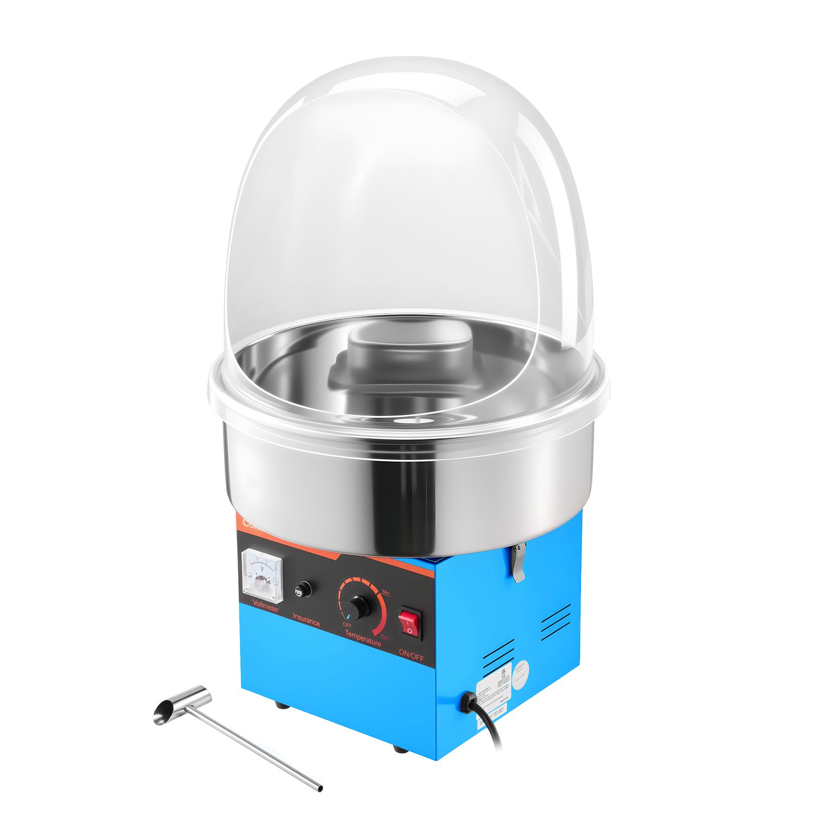 Candy Floss Machine Commercial - Elektryczna maszyna do waty cukrowej, 1000W,