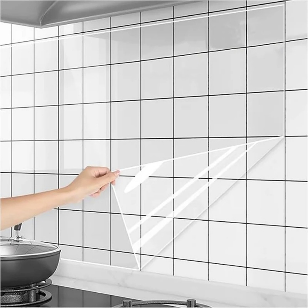 Commercial Kitchen Wall Panels - Tapeta kuchenna na ścianę 3M/5M/10M, przezroczysta