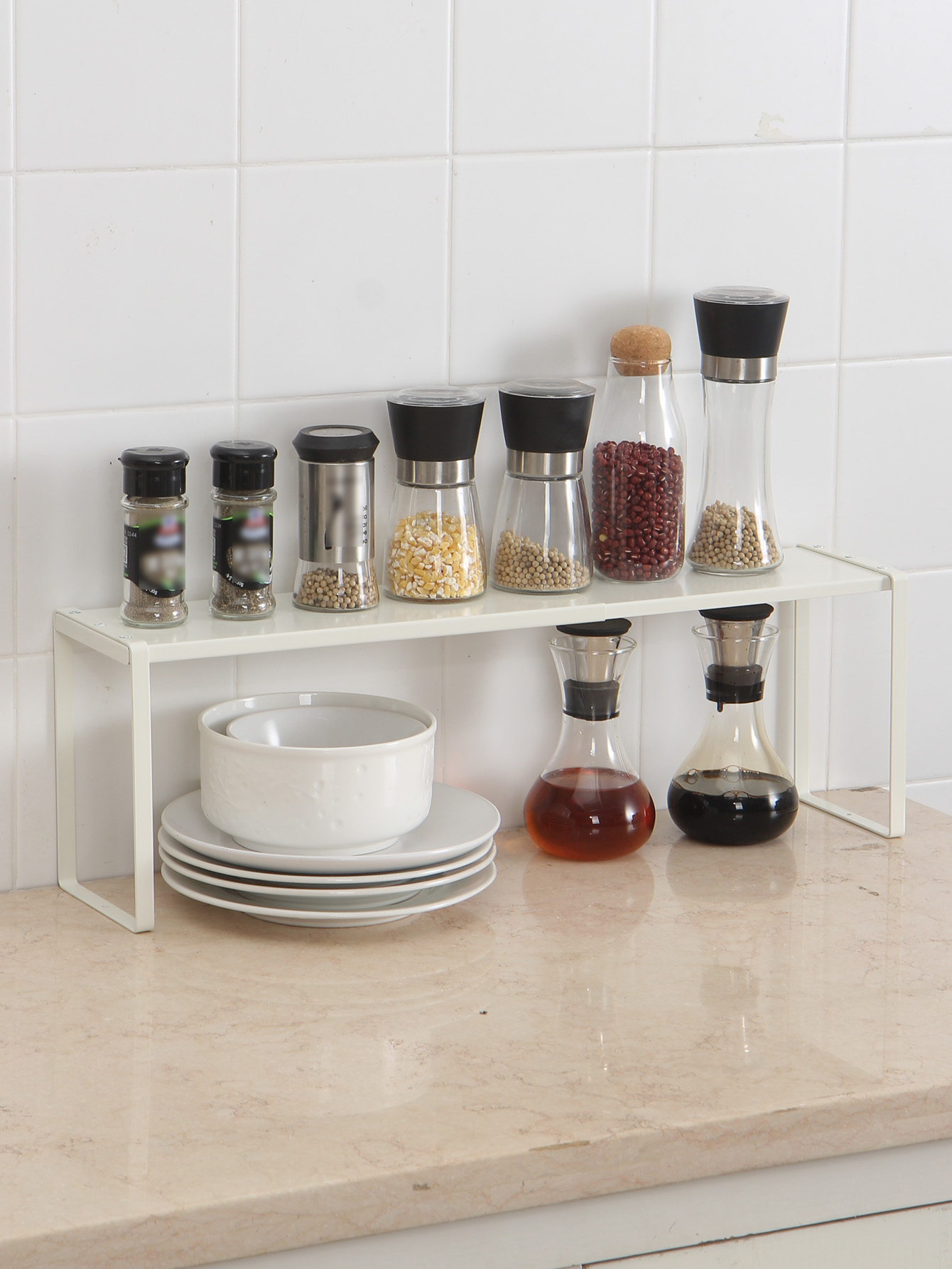 Biały regulowany blat kuchenny – Commercial Kitchen Shelving recenzja i cena
