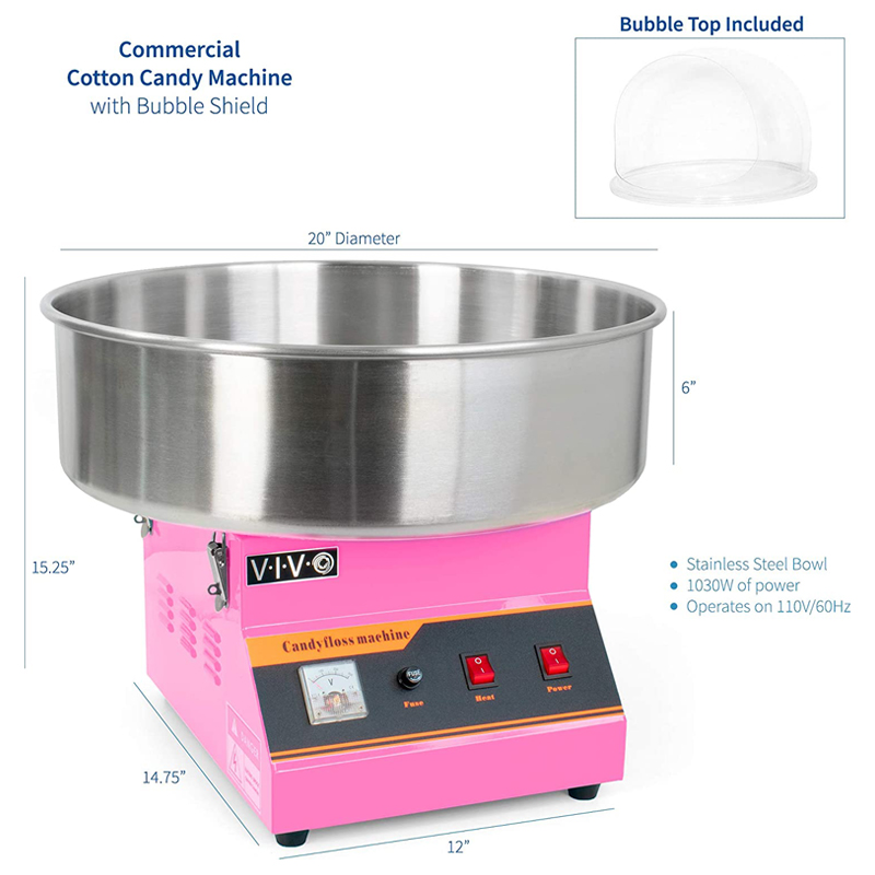 Nowa Elektryczna Mini Maszyna  – Candy Floss Machine Commercial recenzja i cena
