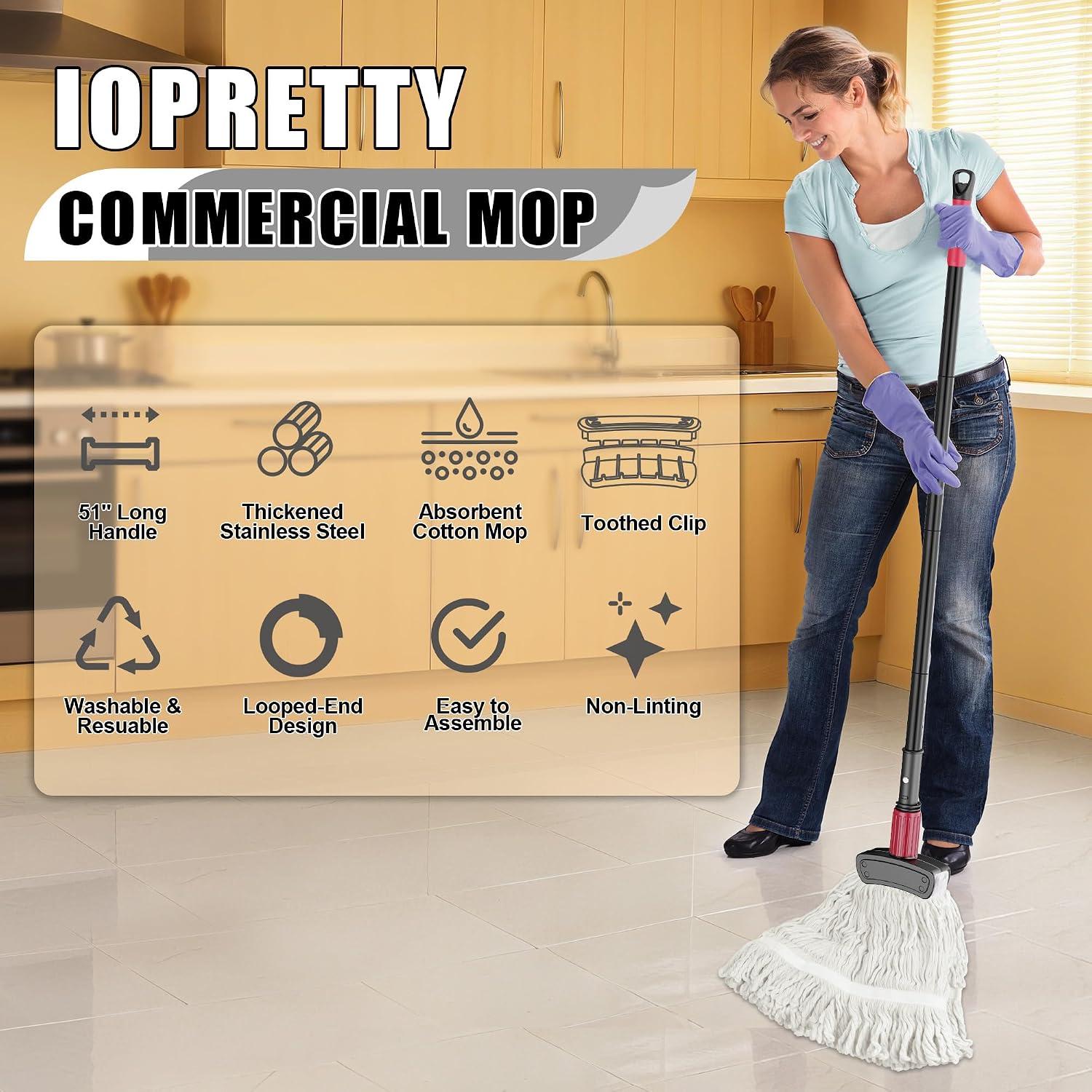 Mop komercyjny do czyszczenia  – Commercial Kitchen Vinyl recenzja i cena