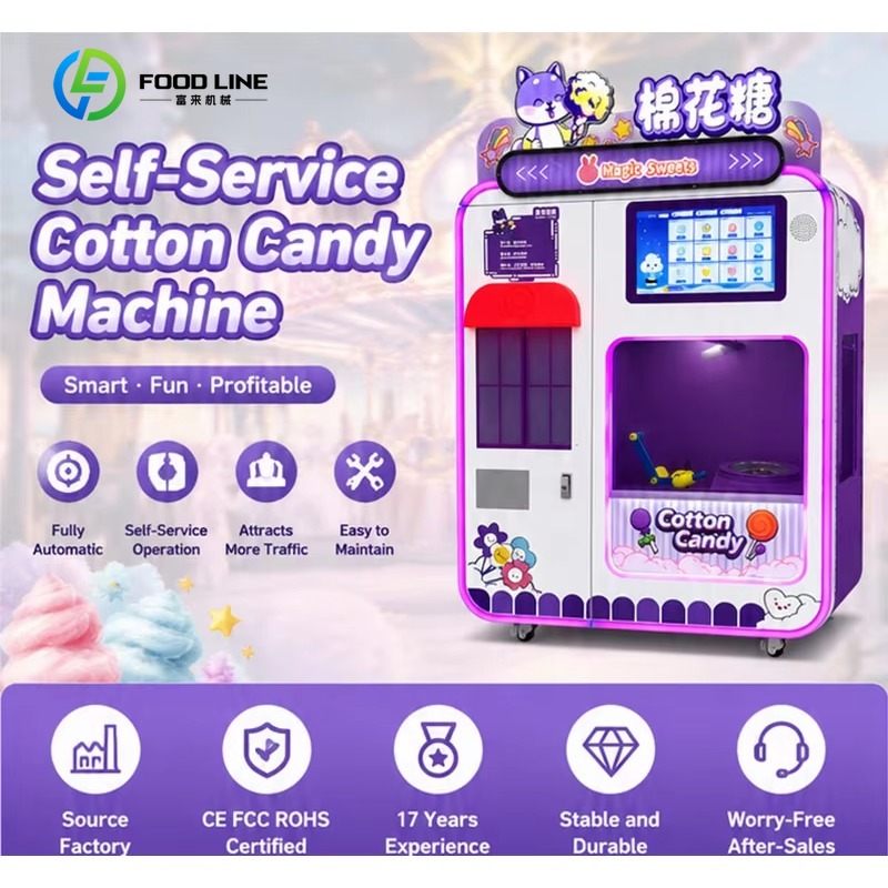 Dostosowany, w pełni automatyc – Candy Floss Machine Commercial recenzja i cena